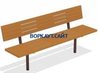 Диван уличный МАФ 1608 в Барнауле