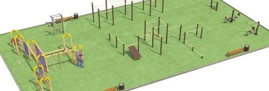 Проект спортивной площадки для любого возраста в Барнауле