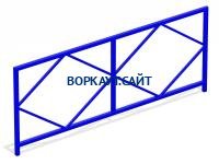 Ограждение площадки МАФ 5001 в Барнауле