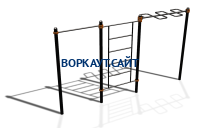 Спортивный комплекс воркаут ВС-129 в Барнауле