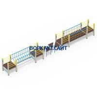 Детский спортивный комплекс Двойной мостик ДСК 3115 в Барнауле