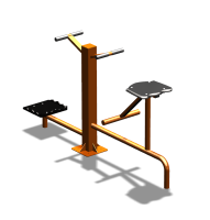 Уличный тренажер "Твистер стоя Твистер сидя" УТ323 в Барнауле