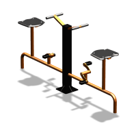 Уличный тренажер  "Вело двойной"   УТ211 в Барнауле