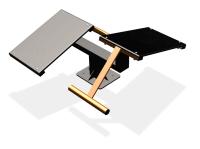 Уличный тренажер  "Скамья для пресса двойная"   УТ213 в Барнауле