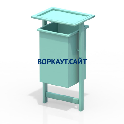 Урна с крышкой МАФ 1631 в Барнауле