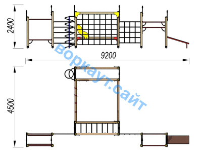 Детский спортивный комплекс ДСК 3102 в Барнауле