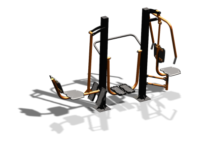Уличный тренажер "Жим ногами Шагомер Жим от груди" УТ333 в Барнауле