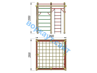 Детский спортивный комплекс ДСК 3110 в Барнауле Детский спортивный комплекс ДСК 3110 в Барнауле