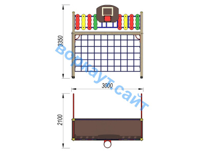 Детский спортивный комплекс ДСК 3101 в Барнауле