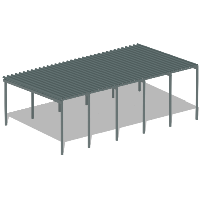 Большой теневой навес трибун МАФ 4131 в Барнауле