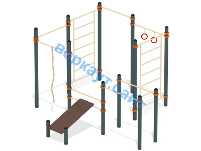 Спортивный комплекс воркаут ВС-47 в Барнауле