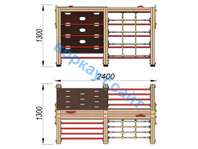 Детский спортивный комплекс ДСК 3203 в Барнауле