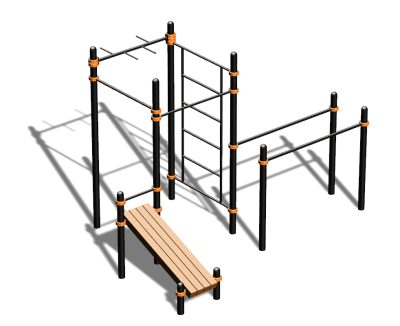 Спортивный комплекс воркаут ВС-91 в Барнауле