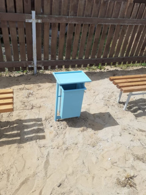 Урна с крышкой МАФ 1631 в Барнауле