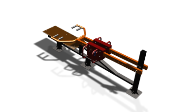 Силовой уличный тренажер  "Жим лежа"  УТ411 в Барнауле