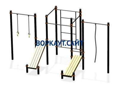 Спортивный комплекс воркаут ВС-44 в Барнауле