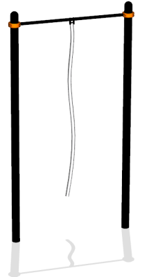 Турник с гимнастическим канатом ВС-34 в Барнауле