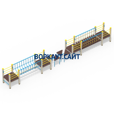 Детский спортивный комплекс Двойной мостик ДСК 3115 в Барнауле