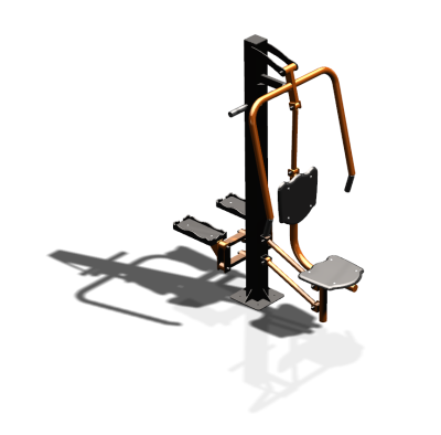 Уличный тренажер "Жим от груди Степпер" УТ342 в Барнауле