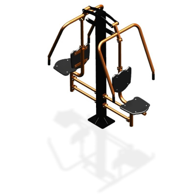 Уличный тренажер  "Жим от груди двойной" УТ204 в Барнауле