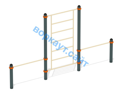Шведская стенка с перекладинами ВС-13 в Барнауле