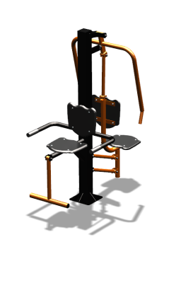 Уличный тренажер "Жим от груди Флекс" УТ324 в Барнауле