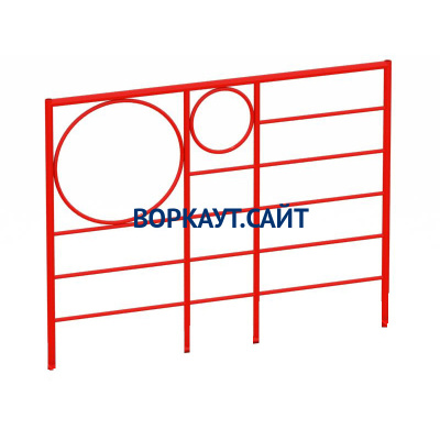 Шведская стенка с кольцами МАФ 3502 в Барнауле