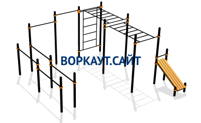 Спортивный комплекс воркаут ВС-109 в Барнауле