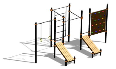 Спортивный комплекс воркаут ВС-125 в Барнауле Спортивный комплекс воркаут ВС-125 в Барнауле