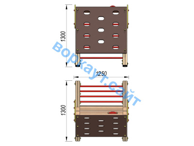 Детский спортивный комплекс ДСК 3202 в Барнауле