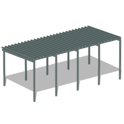 Теневой навес трибун МАФ 4130 в Барнауле