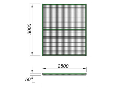 Ограждение спортивной площадки 2500х3000 МАФ 5103 в Барнауле