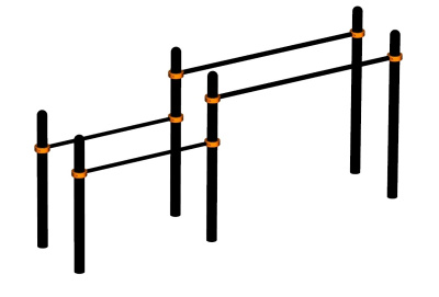 Брусья разновысокие ВС-15 в Барнауле