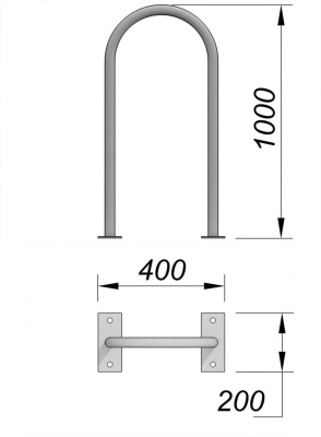 Велопарковка МАФ 6001 в Барнауле