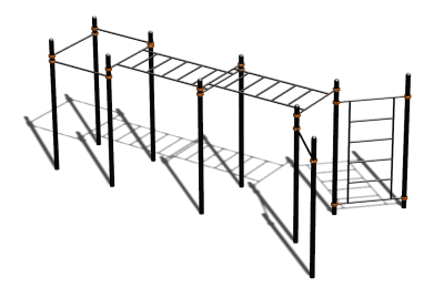Спортивный комплекс воркаут ВС-118 в Барнауле