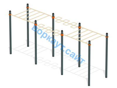 Воркаут комплекс рукоходов ВС-22 в Барнауле