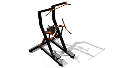 Силовой уличный тренажер  "Комбинированный станок"  УТ416 в Барнауле