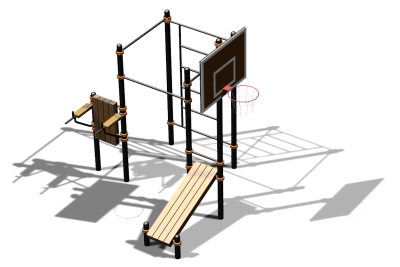 Спортивный комплекс воркаут ВС-155 в Барнауле