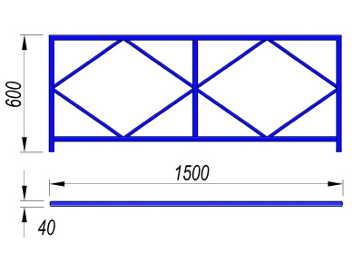 Ограждение площадки МАФ 5001 в Барнауле