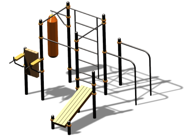 Спортивный комплекс воркаут ВС-93 в Барнауле