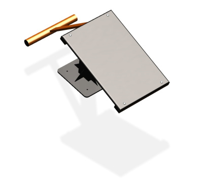 Уличный тренажер "Скамья для пресса" УТ 121 в Барнауле