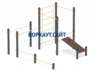 Спортивный комплекс воркаут ВС-43 в Барнауле