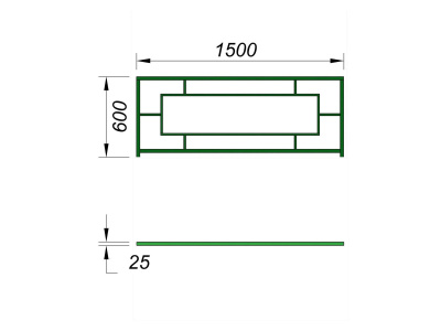 Ограждение площадки МАФ 5000 в Барнауле