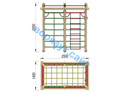 Детский спортивный комплекс ДСК 3108 в Барнауле