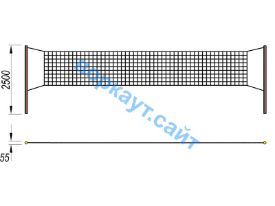 Волейбольные стойки СИО 3515 в Барнауле