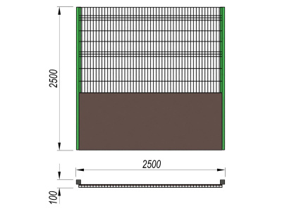 Ограждение хоккейной коробки МАФ 5202 в Барнауле