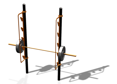 Спортивный комплекс воркаут ВС-84 в Барнауле