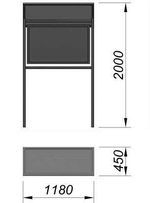 Информационный стенд МАФ 6006 в Барнауле
